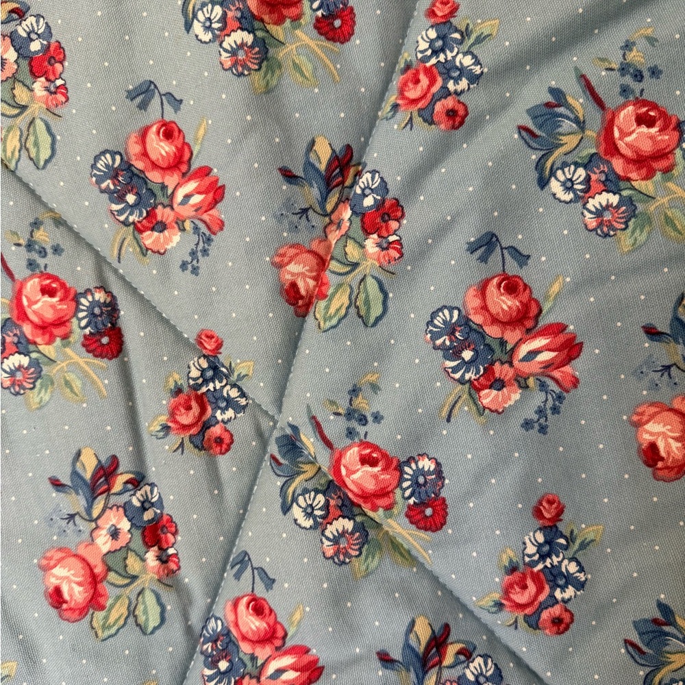 Waverly Twin Comforter with Pink Rose Print